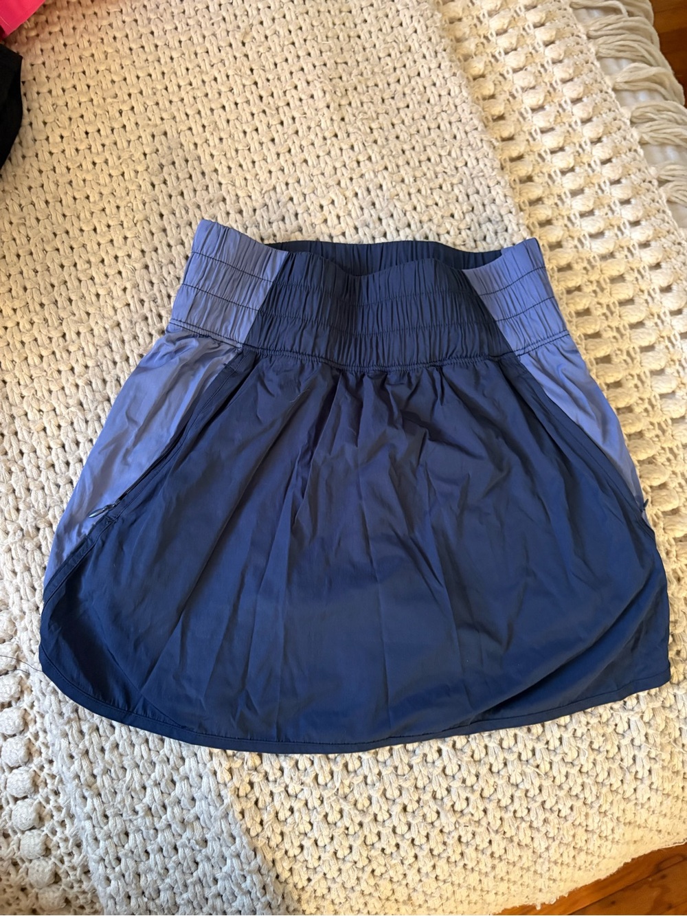 Yogalicious Two-Tone Navy and Periwinkle Skort